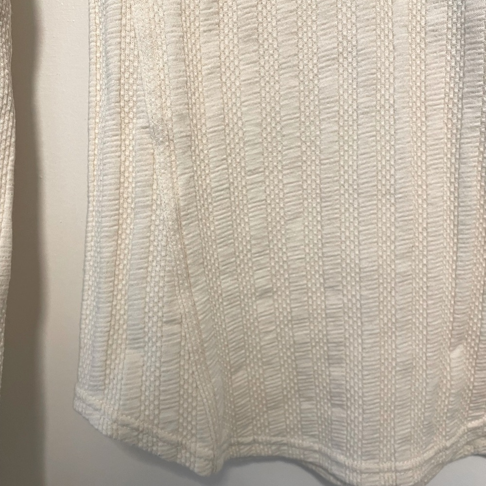 Free People Henley, Ivory, Size Small, EUC - Picture 8 of 8